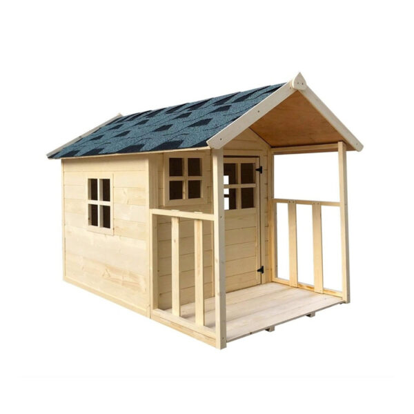 ​​New Design Wooden Cubby Playhouse with Flooring and Swinging Door​​