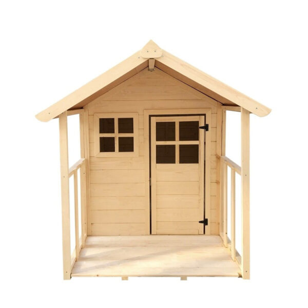 ​​New Design Wooden Cubby Playhouse with Flooring and Swinging Door​​