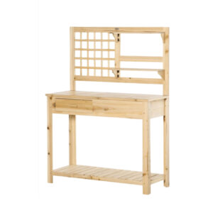 ​​Wooden Potting Bench for Outdoor Garden​​
