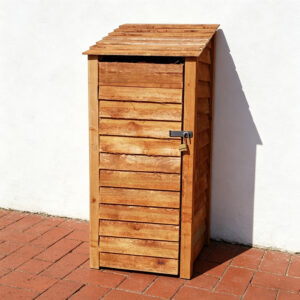 Garden Storage Shed Fir Wood 79×81×180cm