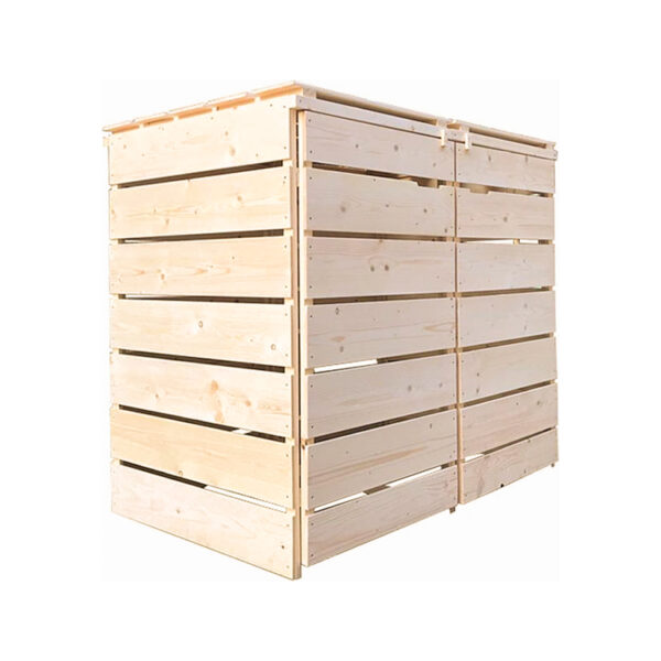 Pine ​Wood Bin Shelter