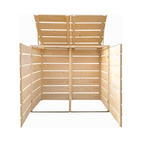Pine ​Wood Bin Shelter