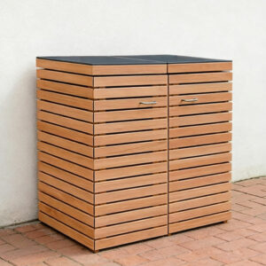 ​​Modular Trash Enclosure Wood for 240L Bins​​
