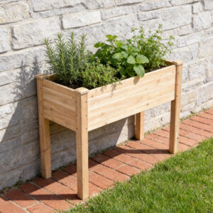 Lit de Jardin Surélevé en Bois de Sapin